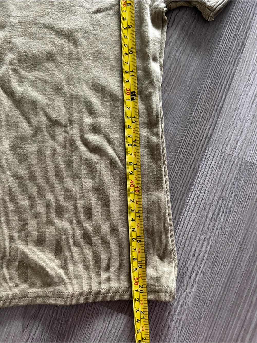 2 for 10$☀️ vintage cotton blend worthington tee in matcha green - Picture 3 of 7